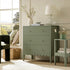 Henley Scalloped Edge 3 Drawer Chest, Sage Green - daals