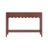 Henley Scalloped Edge Console Table, Rosewood