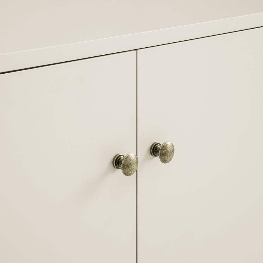 Henley Scalloped Edge 150cm Wide Sideboard, Light Sand