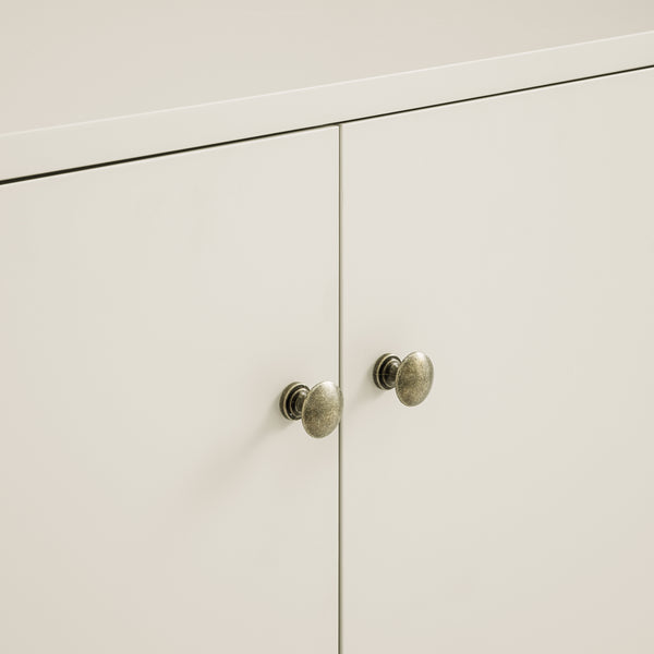 Henley Scalloped Edge 150cm Wide Sideboard, Light Sand