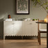 Henley Scalloped Edge 150cm Wide Sideboard, Light Sand - daals