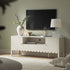 Henley Scalloped Edge 150cm Wide TV Unit, Light Sand - daals