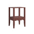 Henley Scalloped Edge Side Table, Rosewood - daals
