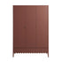 Henley Scalloped Edge Triple Wardrobe, Rosewood