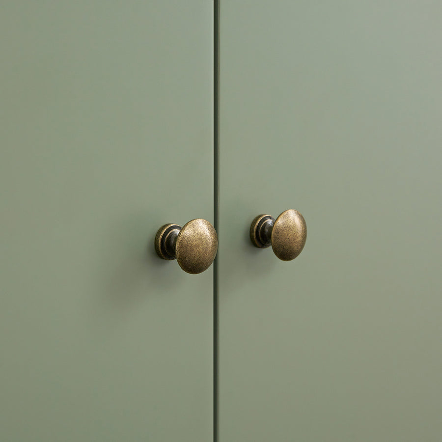 Henley Scalloped Edge Undersink Cabinet, Sage Green