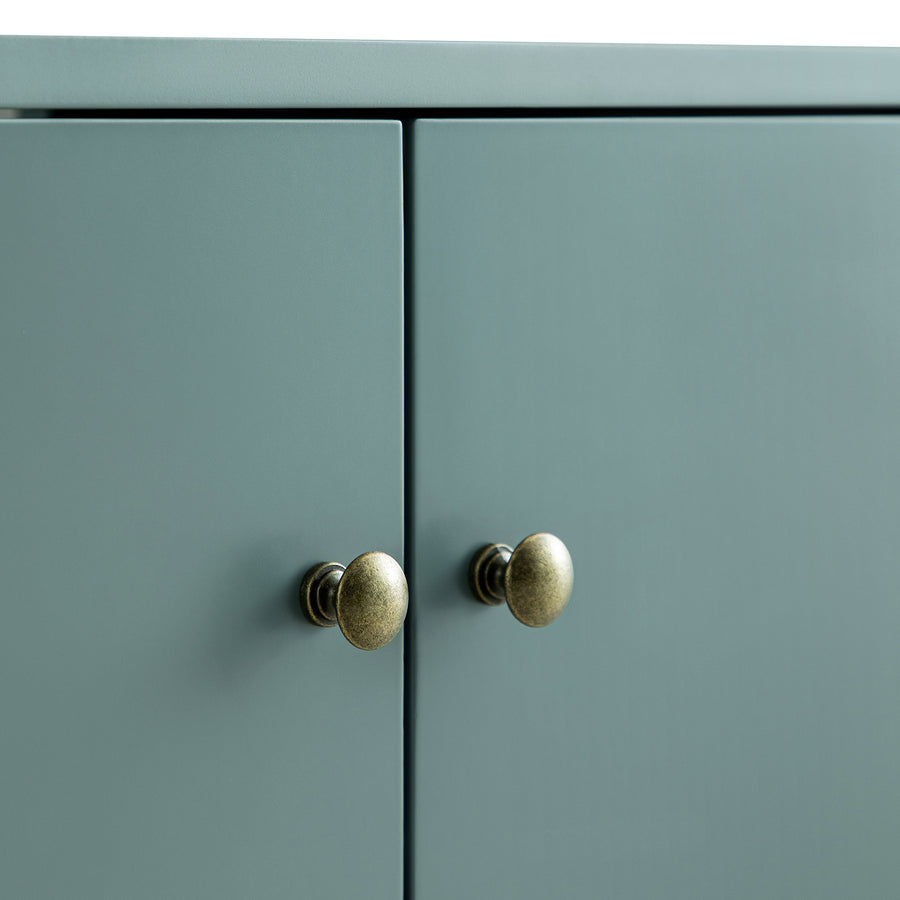 Henley Scalloped Edge Undersink Cabinet, Blue Spruce
