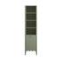 Henley Scalloped Edge Tall Storage Cabinet, Sage Green