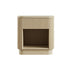 Maru 1-Drawer Bedside Table, Greige Oak