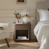 Maru 1 - Drawer Bedside Table, Silver Oak - daals