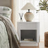 Maru 1 - Drawer Bedside Table, Washed White - daals