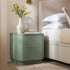 Maru 2 - Drawer Bedside Table, Sage Green - daals