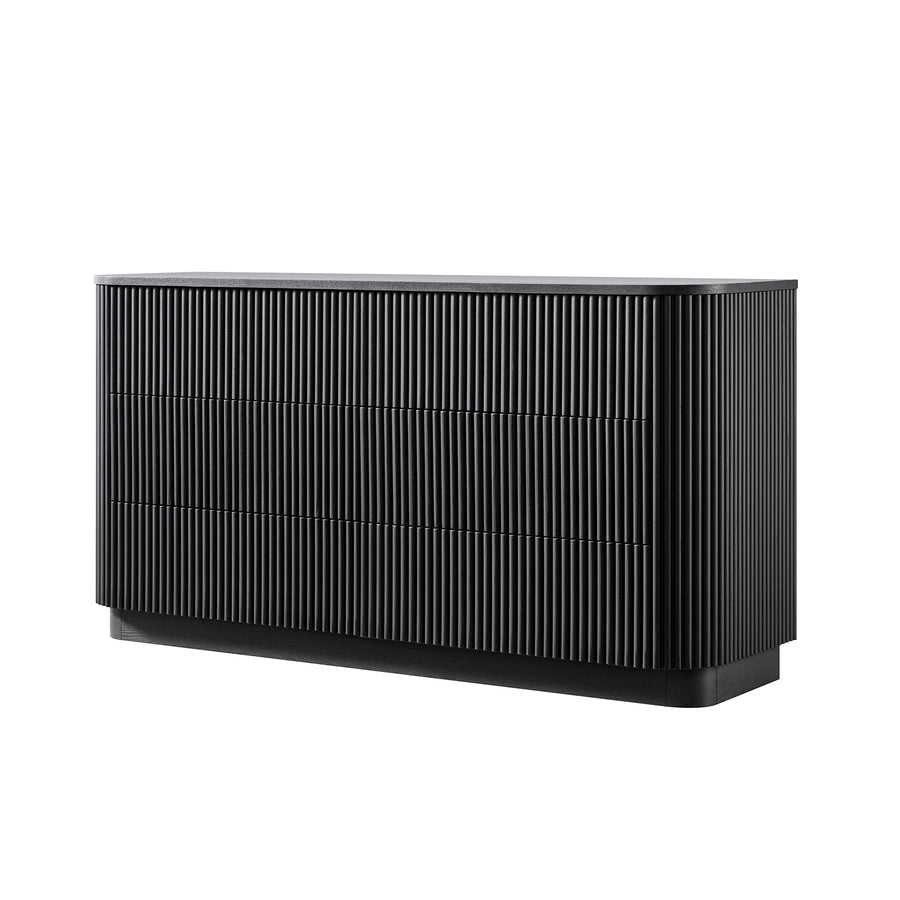 Maru Chest of 6 Drawers, Black