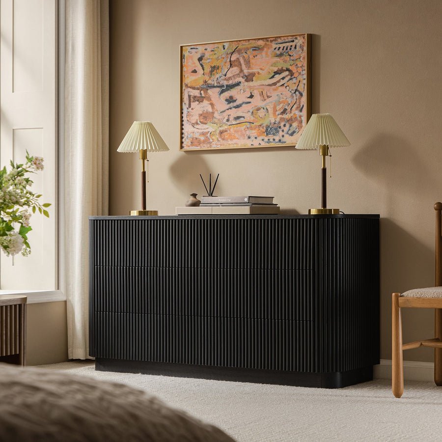 Maru Chest of 6 Drawers, Black
