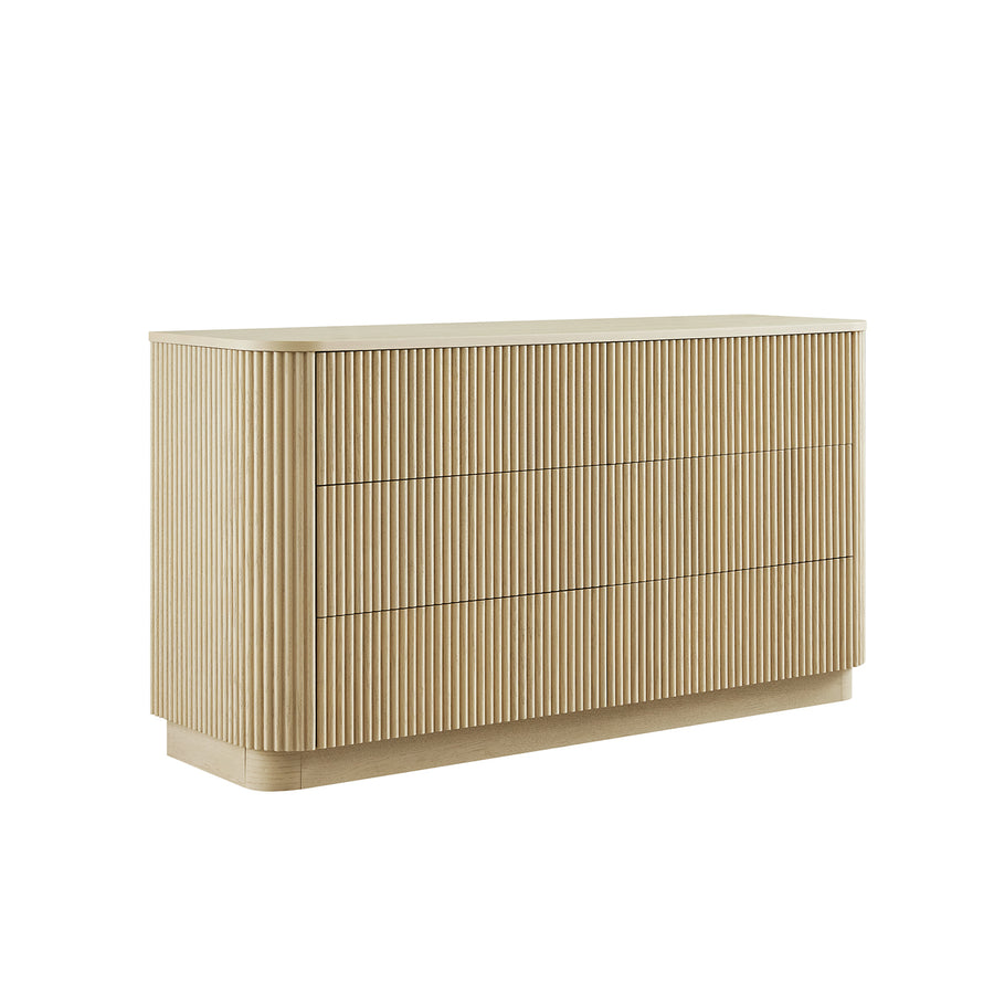 Maru Chest of 6 Drawers, Greige Oak - daals