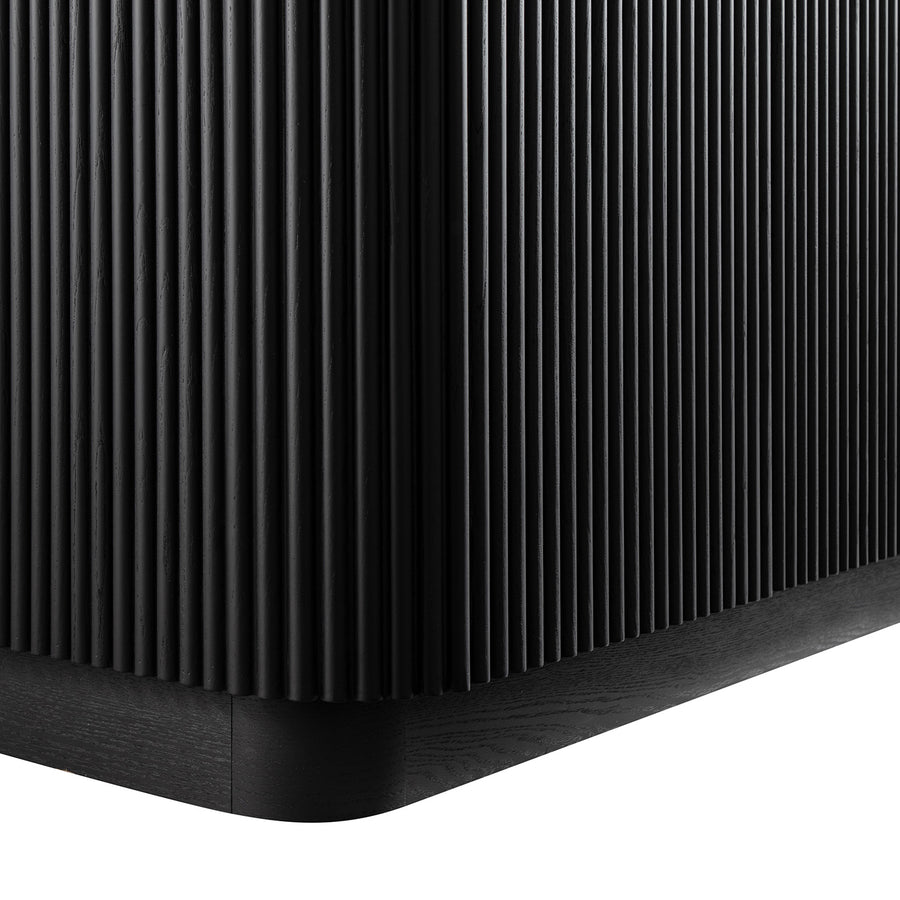 Maru Large 4-Door Sideboard, Black