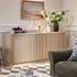 Maru Large 4-Door Sideboard, Greige Oak