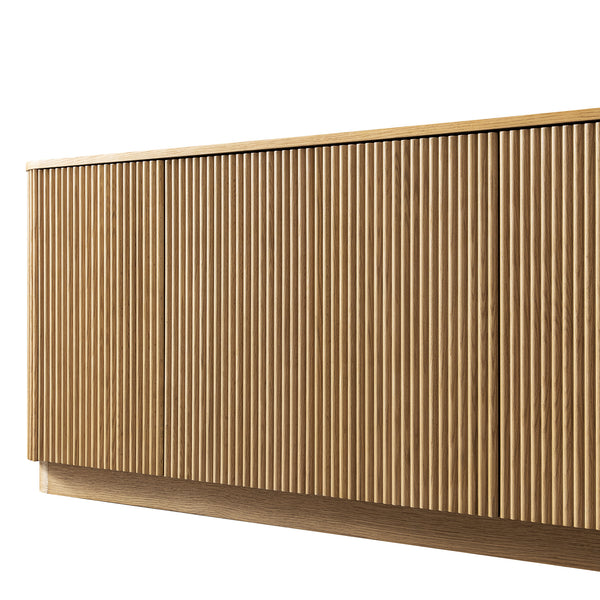 Maru Large 4-Door Sideboard, Oak