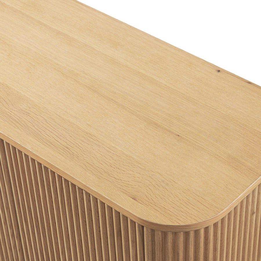 Maru Large 4-Door Sideboard, Oak
