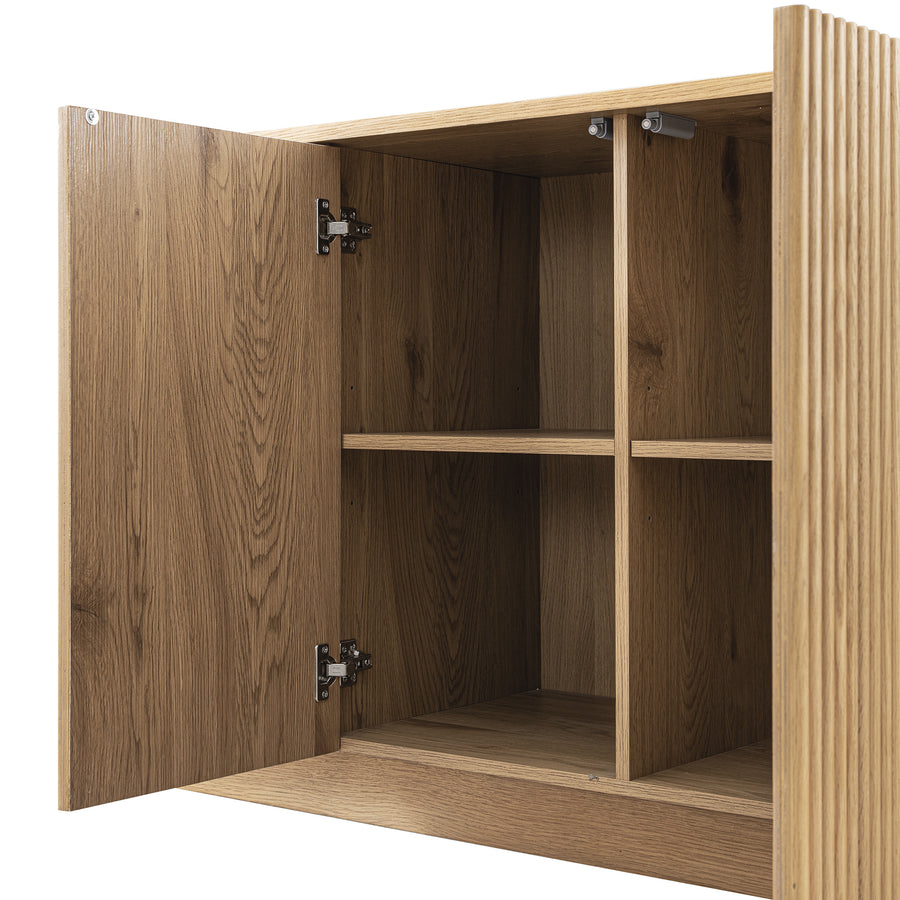 Maru Large 4-Door Sideboard, Oak
