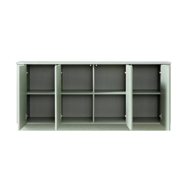 Maru Large 4-Door Sideboard, Sage Green