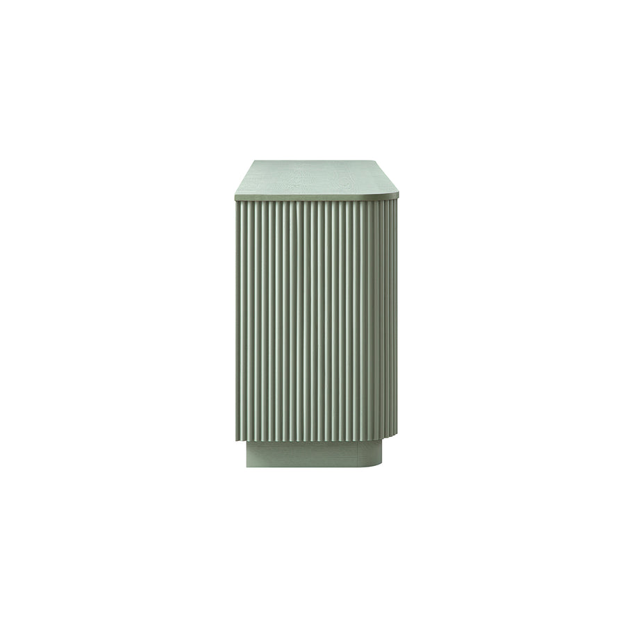 Maru Large 4-Door Sideboard, Sage Green