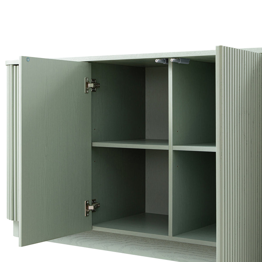 Maru Large 4-Door Sideboard, Sage Green