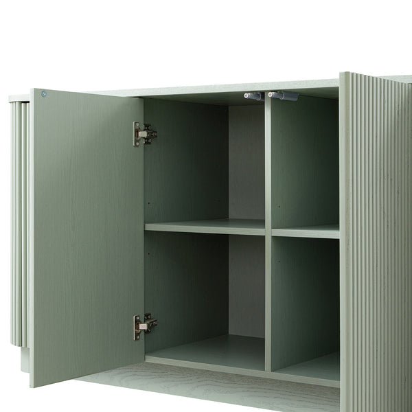 Maru Large 4-Door Sideboard, Sage Green