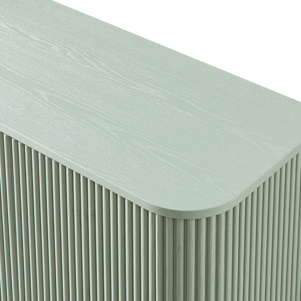 Maru Large 4-Door Sideboard, Sage Green