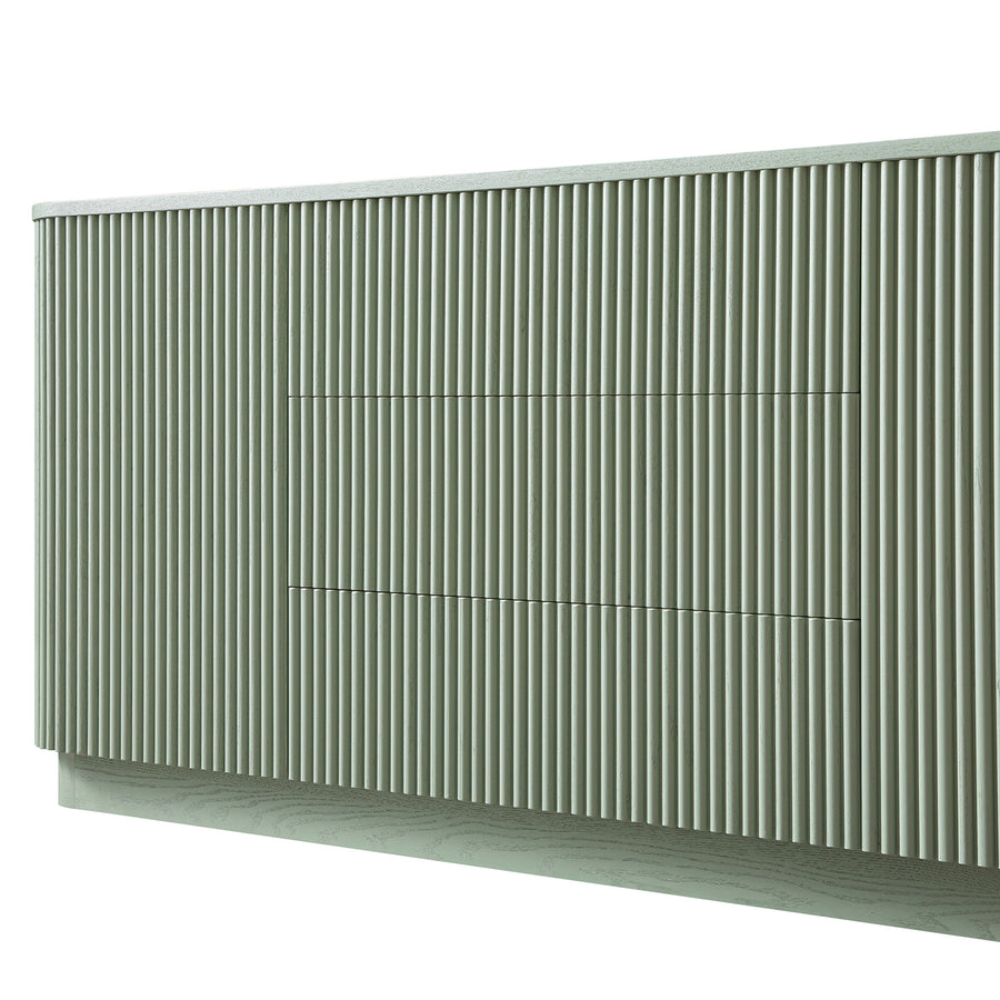 Maru Large 2-Door Sideboard with Drawers, Sage Green