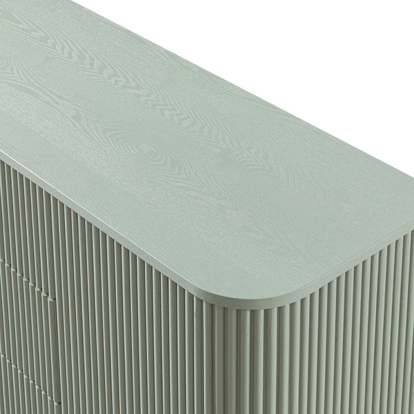 Maru Large 2-Door Sideboard with Drawers, Sage Green