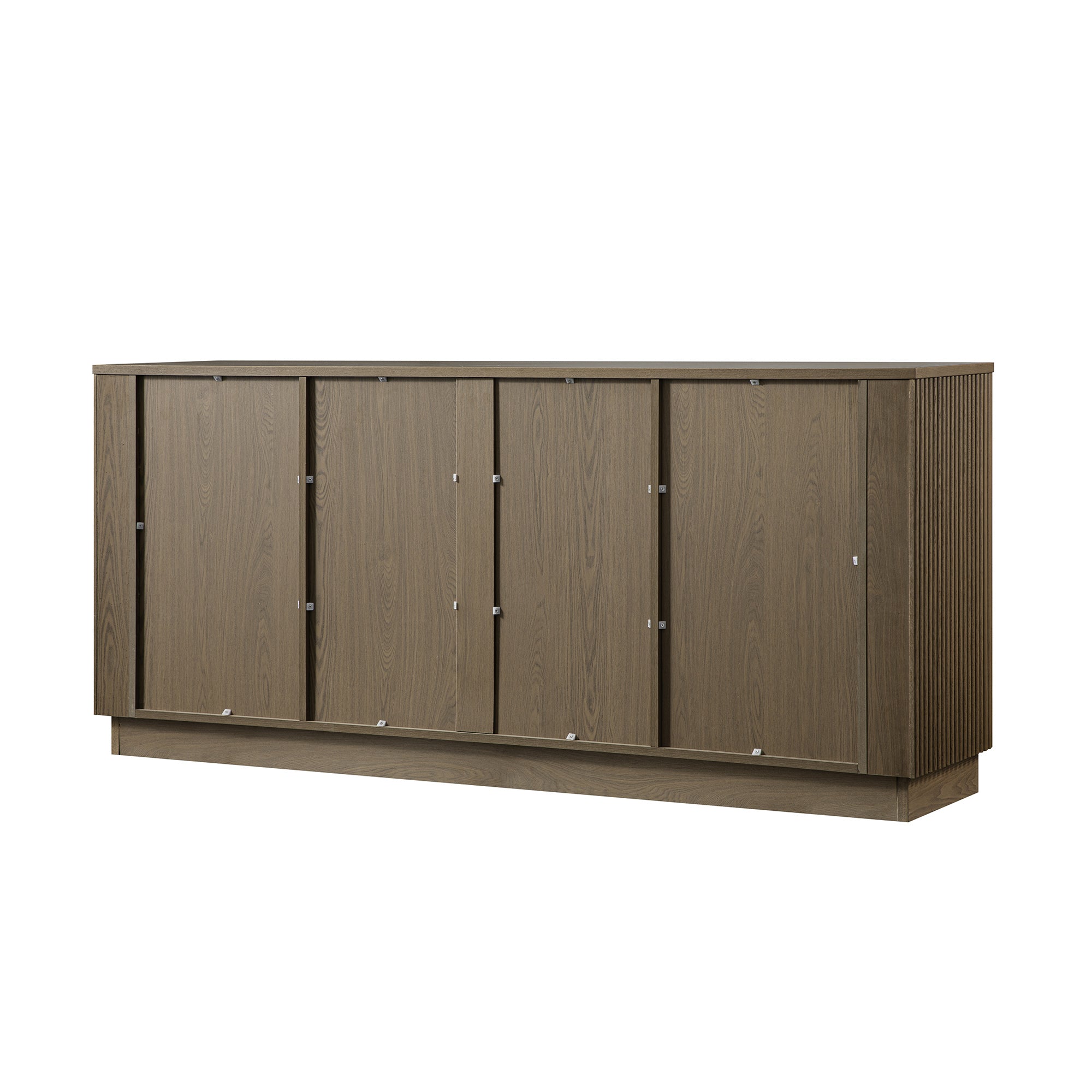 Maru Large 2-Door Sideboard with Drawers, Silver Oak
