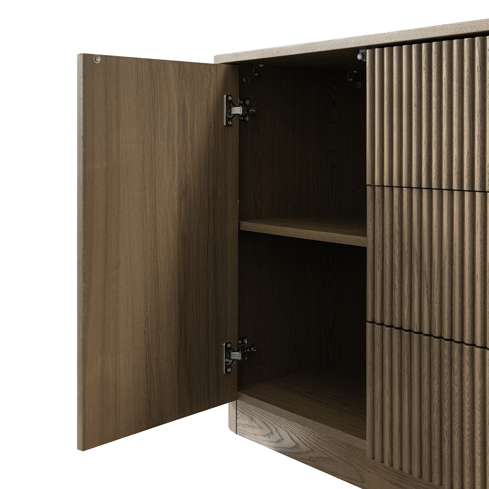 Maru Large 2 Door Sideboard With Drawers Silver Oak Daals maru-large-2-door-sideboard-with-drawers-silver-oak-daals