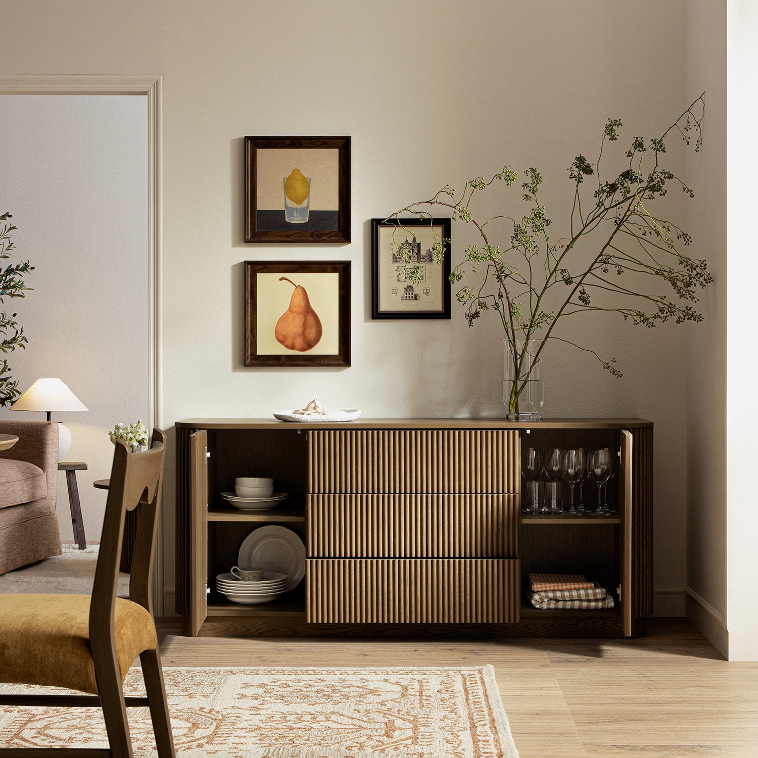Maru Large 2 Door Sideboard With Drawers Silver Oak Daals maru-large-2-door-sideboard-with-drawers-silver-oak-daals