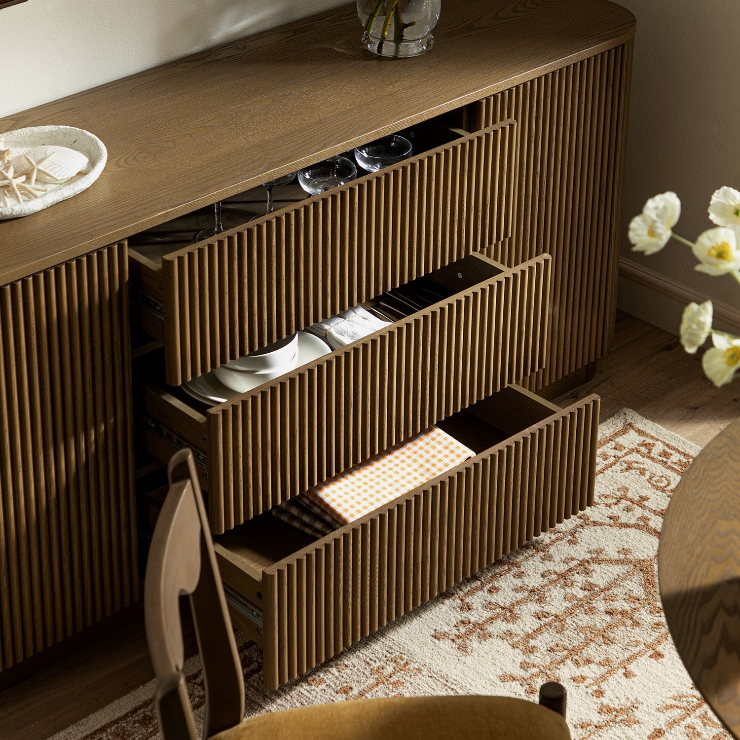 Maru Large 2 Door Sideboard With Drawers Silver Oak Daals maru-large-2-door-sideboard-with-drawers-silver-oak-daals