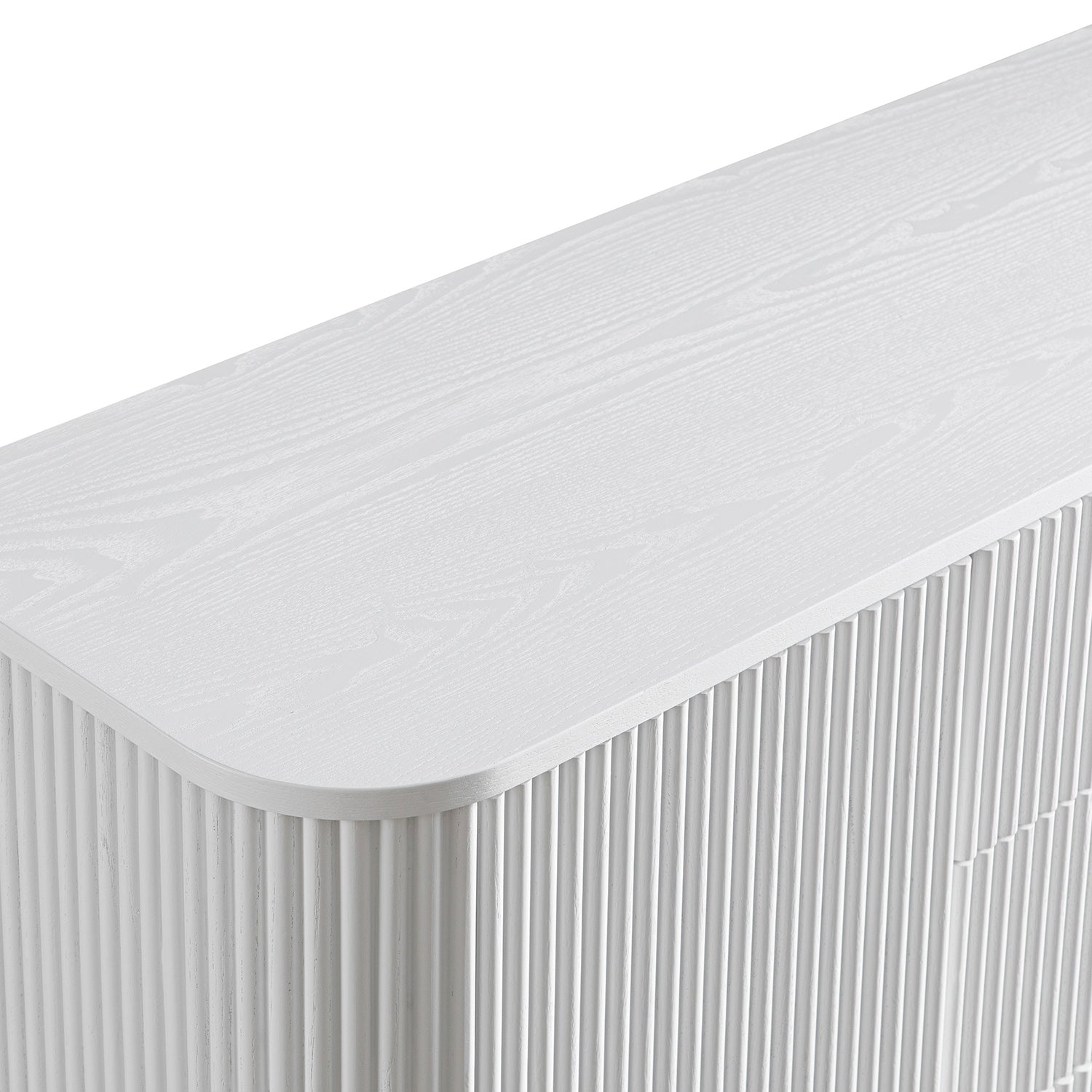 Maru Large 2-Door Sideboard with Drawers, Washed White