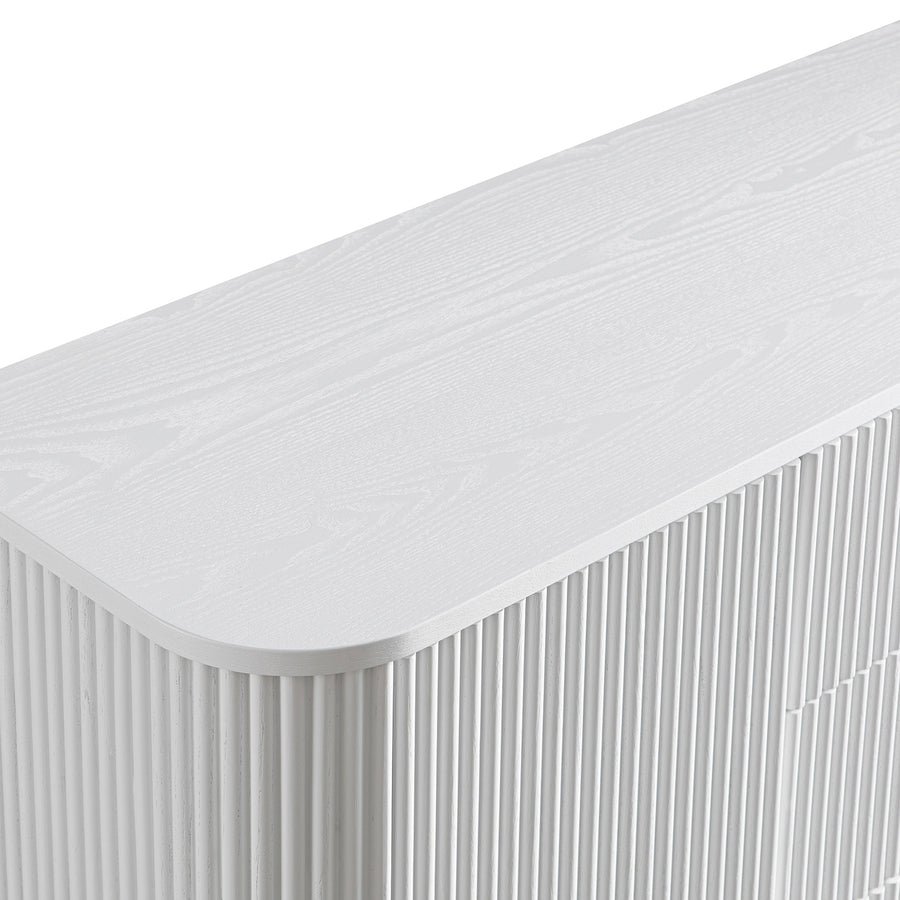 Maru Large 2-Door Sideboard with Drawers, Washed White