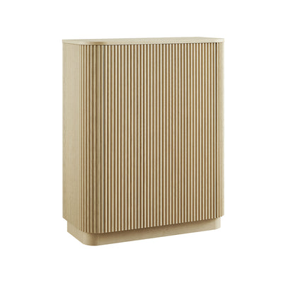 Maru Tall Cabinet, Greige Oak