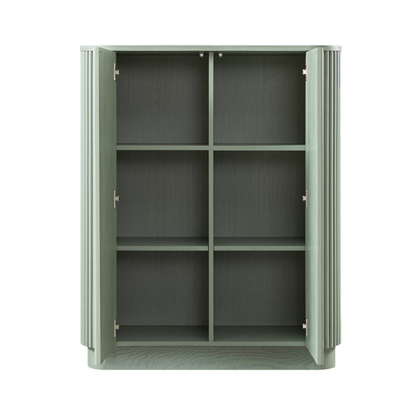 Maru Tall Cabinet, Sage Green