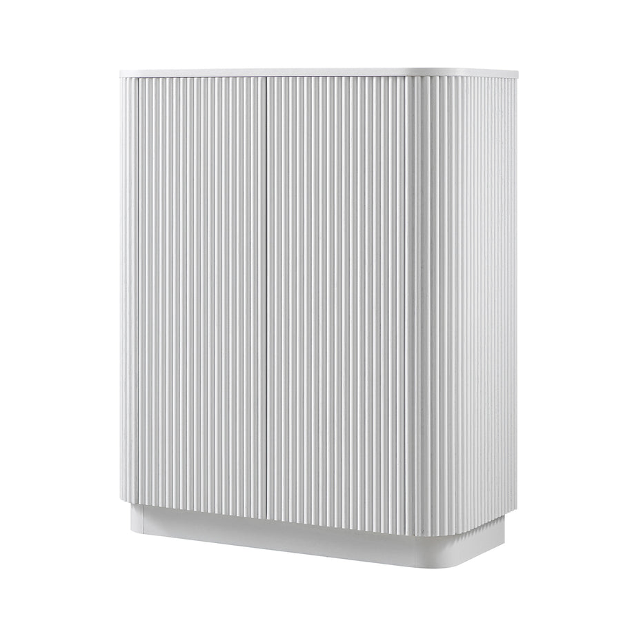 Maru Tall Cabinet, Washed White
