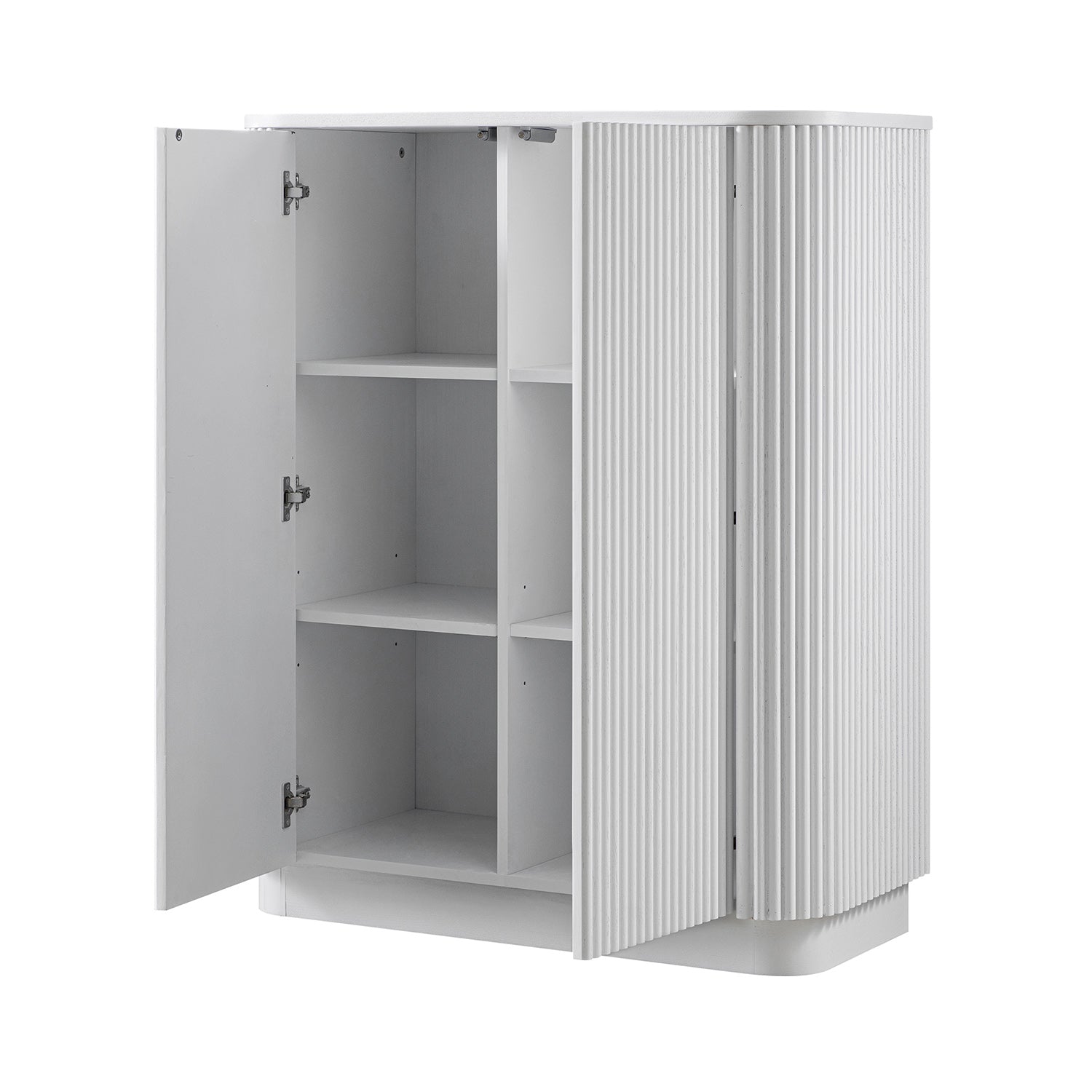 Maru Tall Cabinet, Washed White