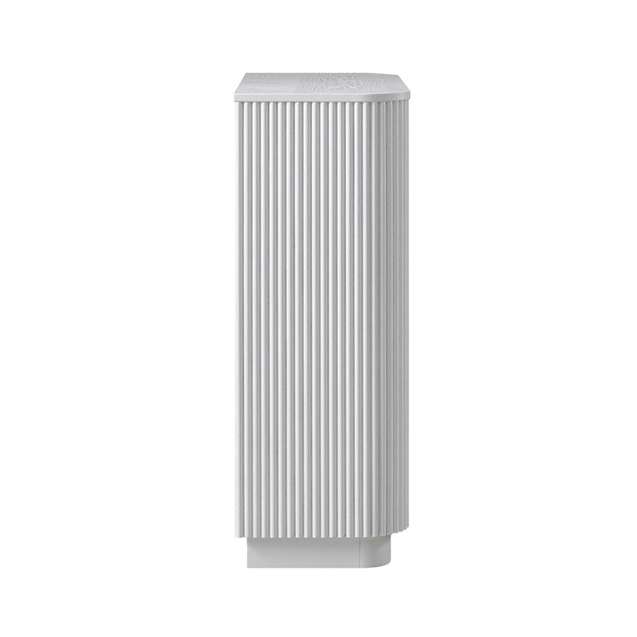 Maru Tall Cabinet, Washed White