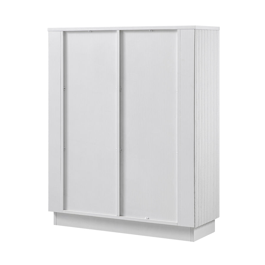 Maru Tall Cabinet, Washed White