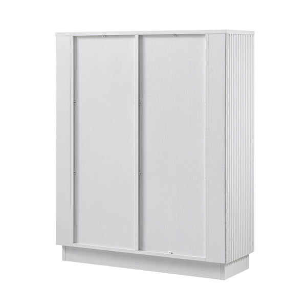 Maru Tall Cabinet, Washed White