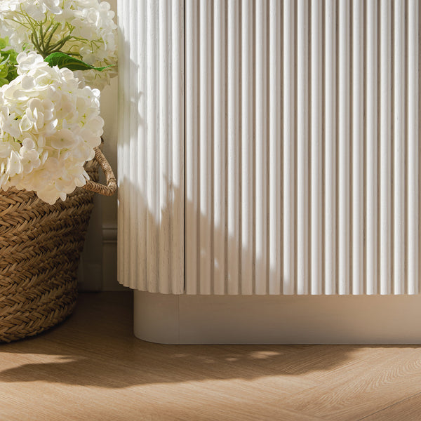 Maru Tall Cabinet, Washed White