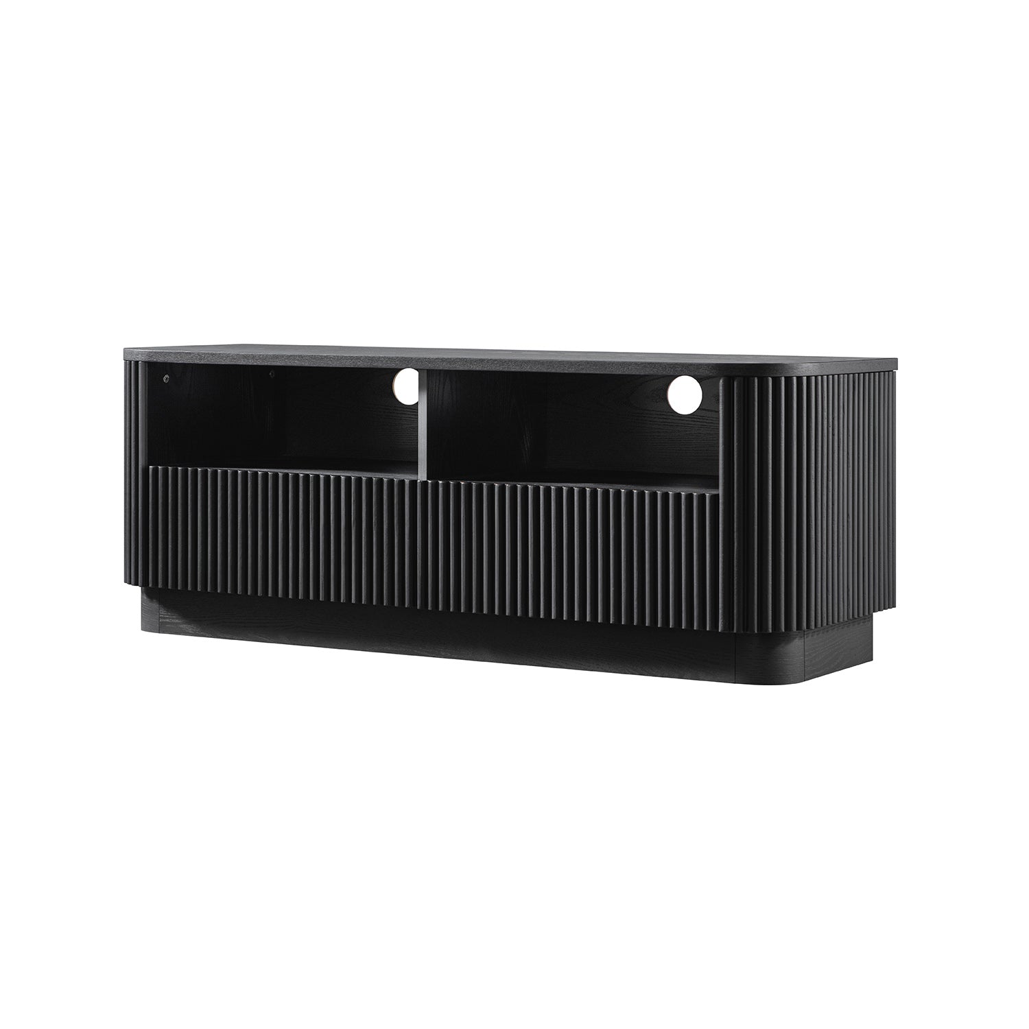 Maru 120cm TV Unit with Drawers, Black