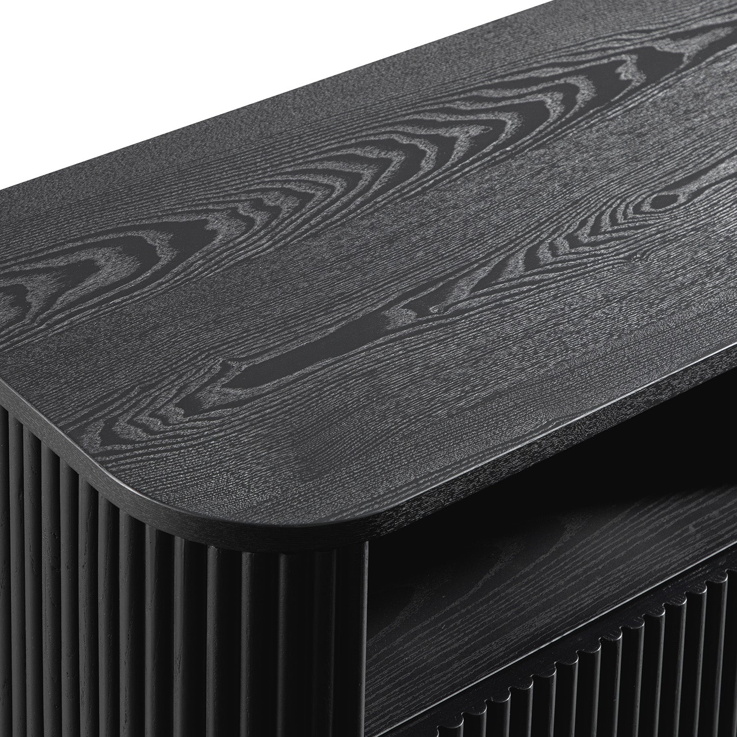 Maru 120cm TV Unit with Drawers, Black