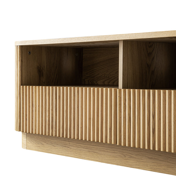 Maru 120cm TV Unit with Drawers, Oak