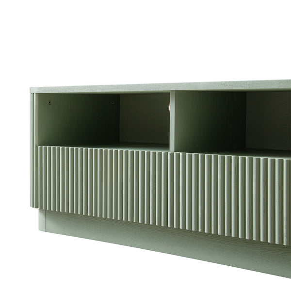 Maru 120cm TV Unit with Drawers, Sage Green