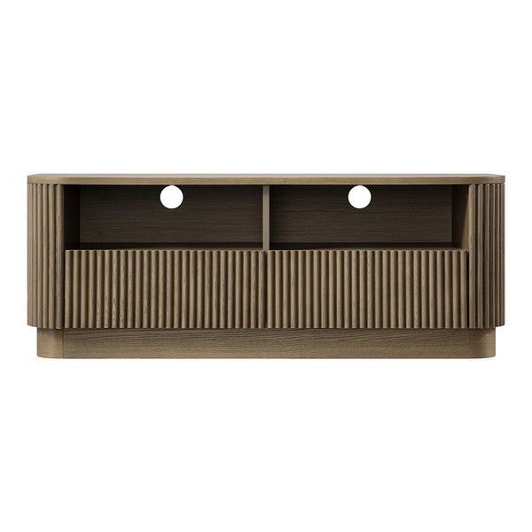 Maru 120cm TV Unit with Drawers, Silver Oak - daals