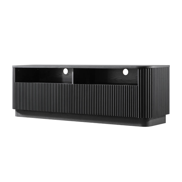 Maru 162cm TV Unit with Drawers, Black